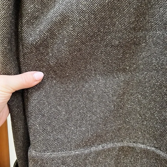 Lululemon Athletica Dark Brown Tweed Bomber Jacket - Picture 3 of 4
